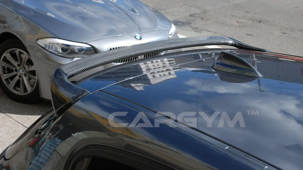 Bmw F20 1-Series Ac Style Carbon Fiber Rear Roof Spoiler 1