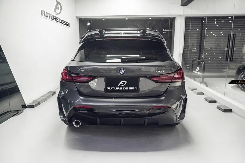 Future Design Carbon Fiber Rear Spoiler Wing For Bmw F40 1-Series 2