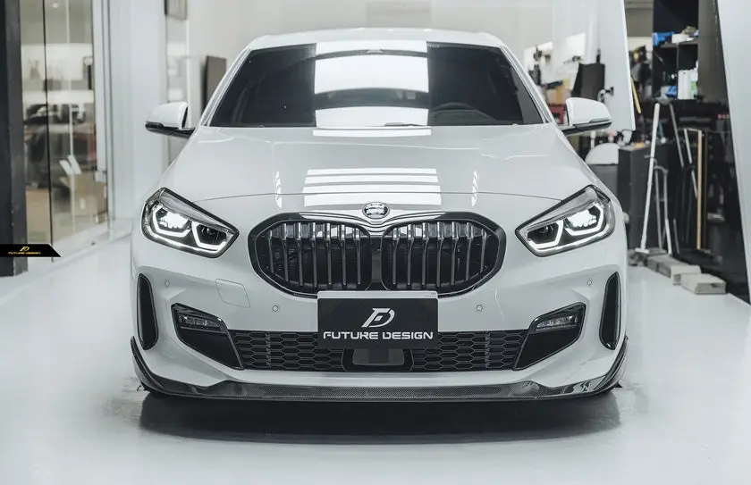 Future Design Carbon Fiber Front Lip For Bmw F40 1-Series 1