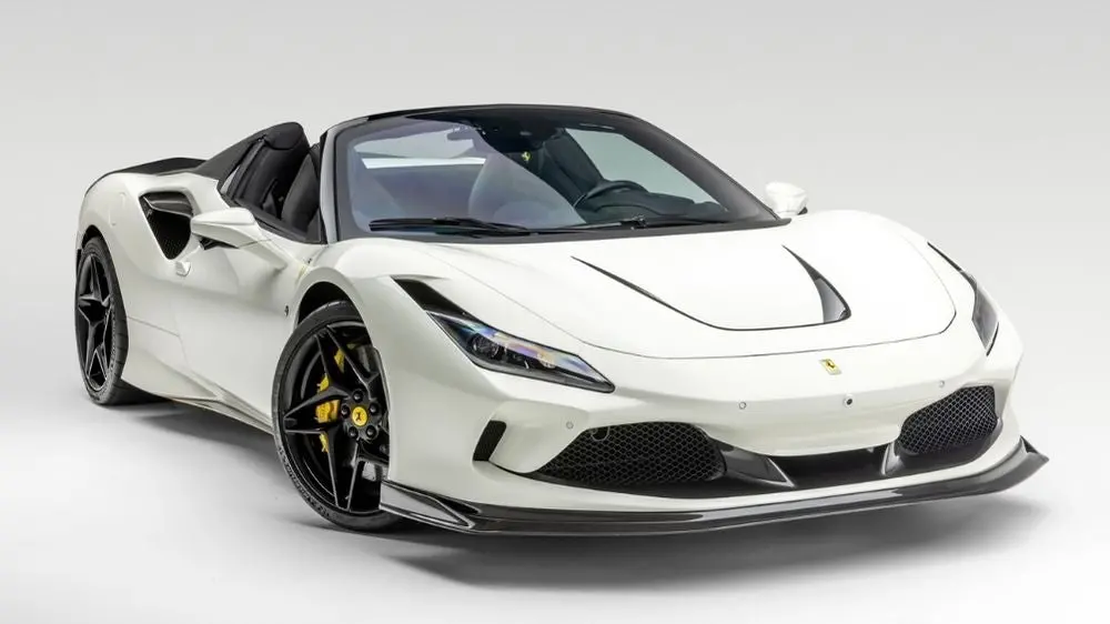 Vorsteiner Ferrari F8 Tributo Furioso Carbon Fiber Front Lip Spoiler 1