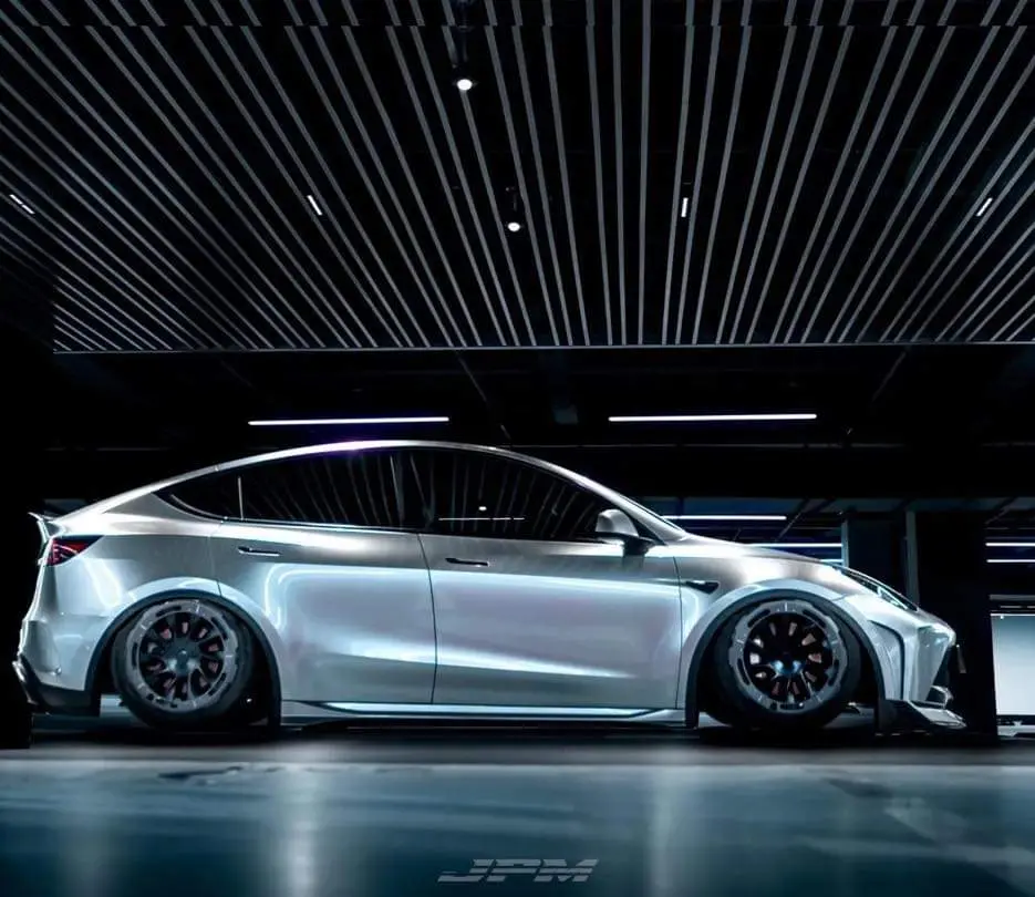 Robot Craftsman Tesla Model Y Starship Side Skirts 1