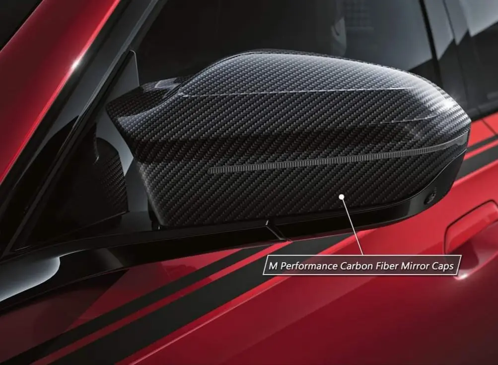 Genuine Bmw I5 G60 M-Performance Carbon Fiber Mirror Caps 1