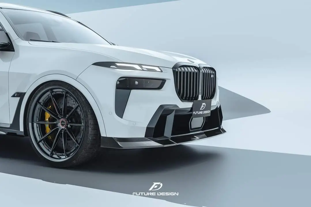 Future Design Carbon Fiber Front Lip Splitter For Bmw X7 G07 2022+ 1