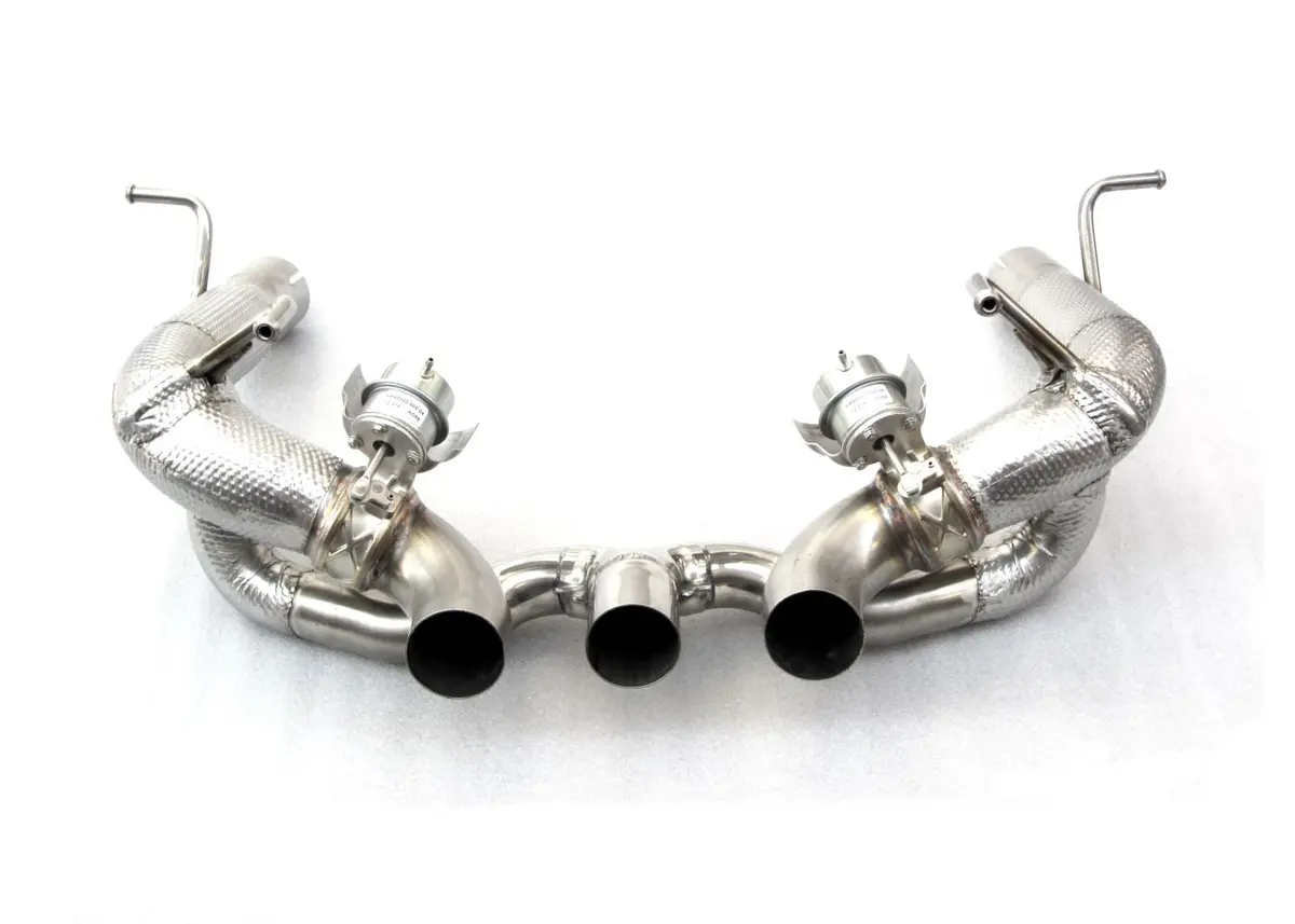 Tubi Style - Ferrari 458 Italia / Spider Straight Pipes Exhaust System W/Valves (Loud Version) 1