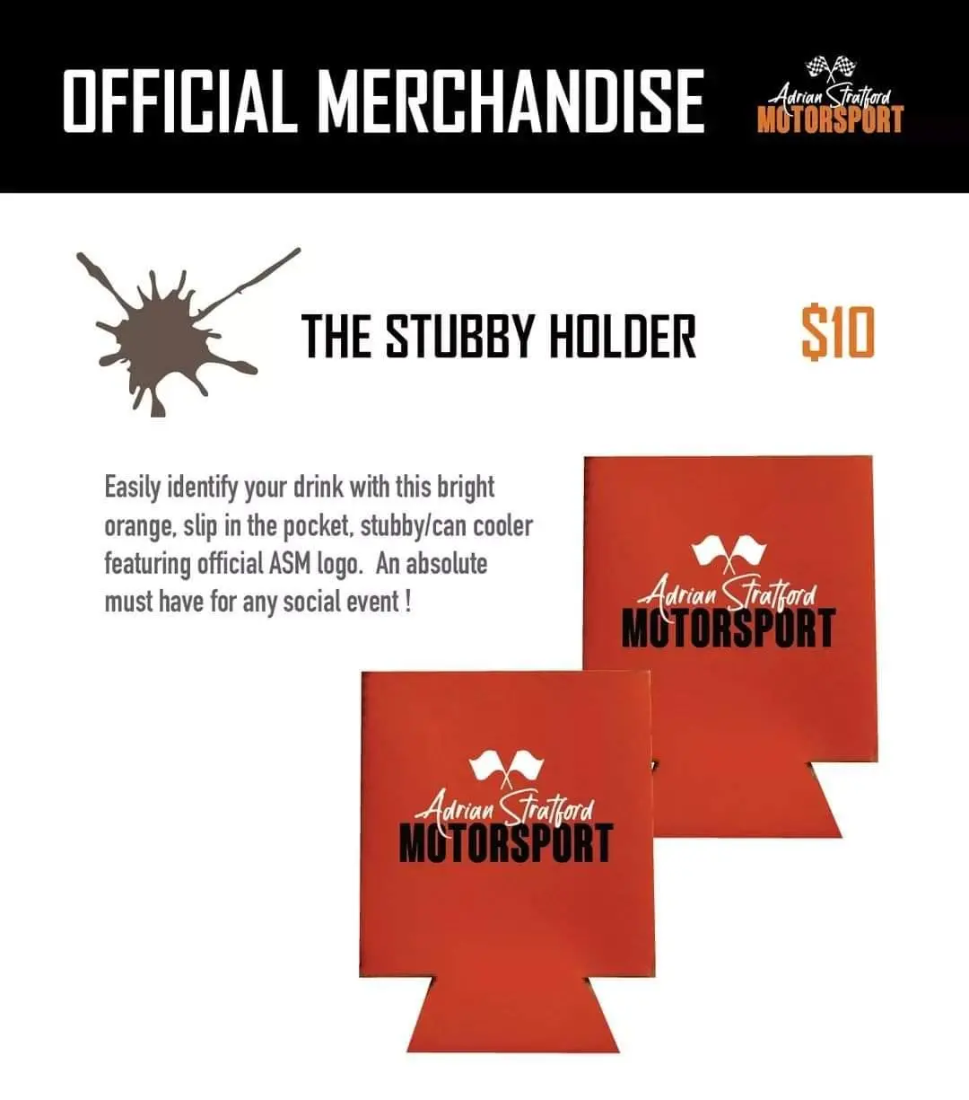 Adrian Stratford Motorsport Stubby Holder 1