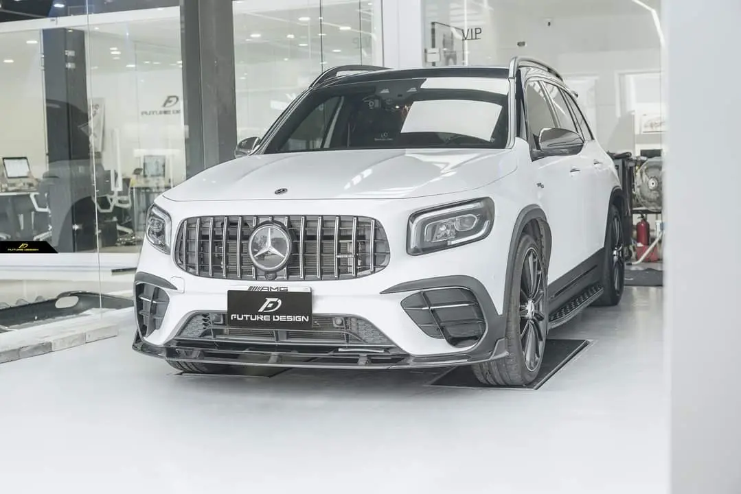 Future Design Carbon Fiber Front Lip Splitter For Mercedes Benz Glb250 Amg / Glb35 Amg X247 2020+ 1