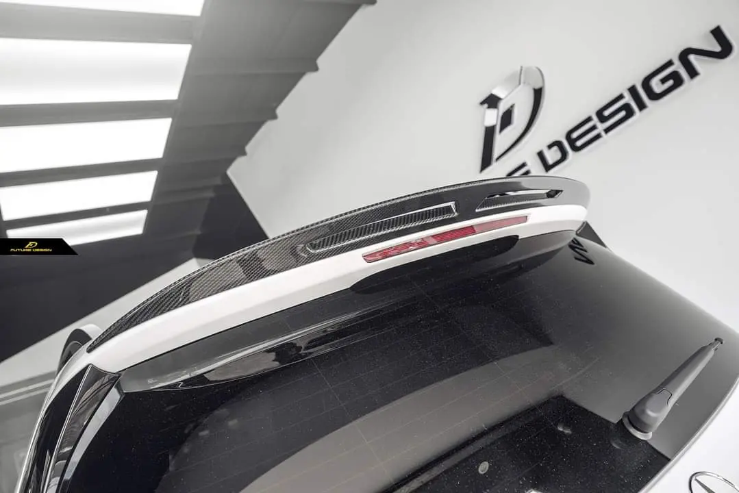 Future Design Carbon Fiber Rear Roof Spoiler For Mercedes Benz Glb250 Glb35 Base & Amg X247 2020-On 1