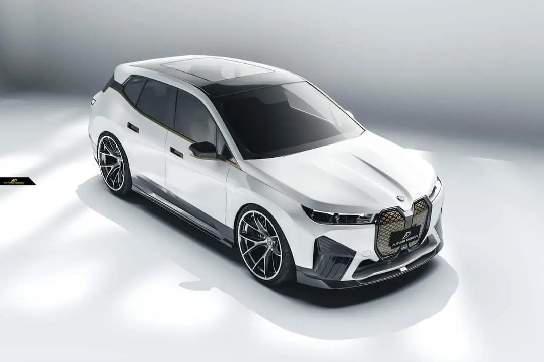 Future Design Carbon Fiber Side Skirts For Bmw Ix I20 M60 2