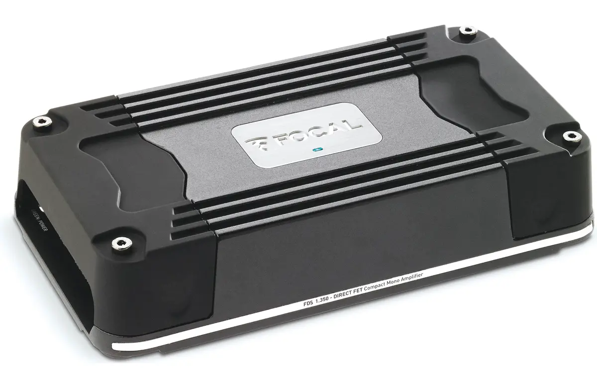 Focal Fds1.350 Compact Mono Subwoofer Amplifier - 350 Watts Rms X 1 At 2 Ohms 1