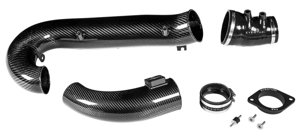 Eventuri Carbon Fiber Turbo Tube For Honda Civic Fk2 Type R V2 1
