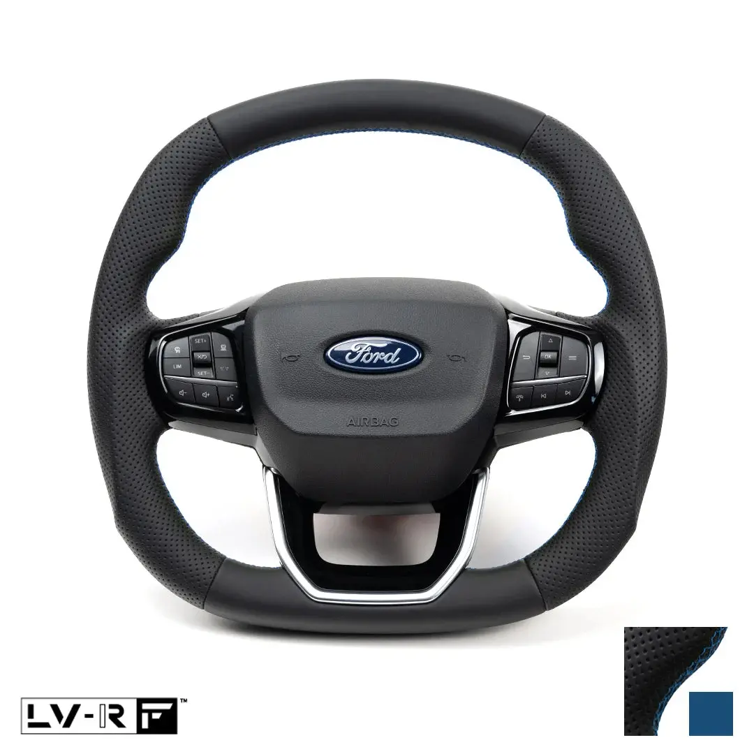 Transit Steering Wheel Leather Blue 1