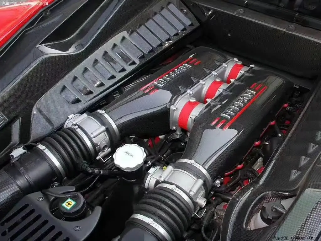 Ferrari 458 Speciale Style Dry Carbon Fiber Engine Bay Intake Covers 1