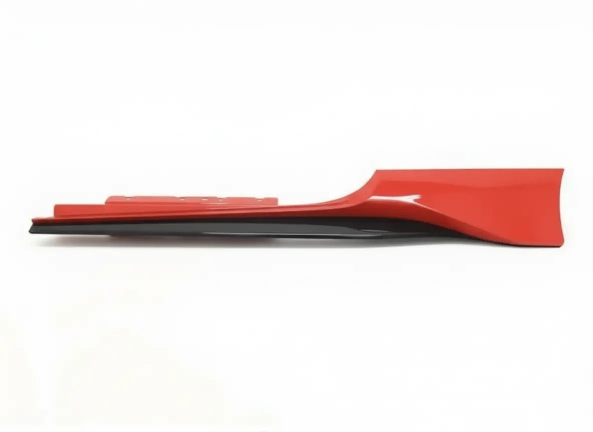 Ferrari 488 Gtb / Spider / Pista Genuine Parts - Carbon Fiber Left Side Skirt Underdoor Trim 766055 1