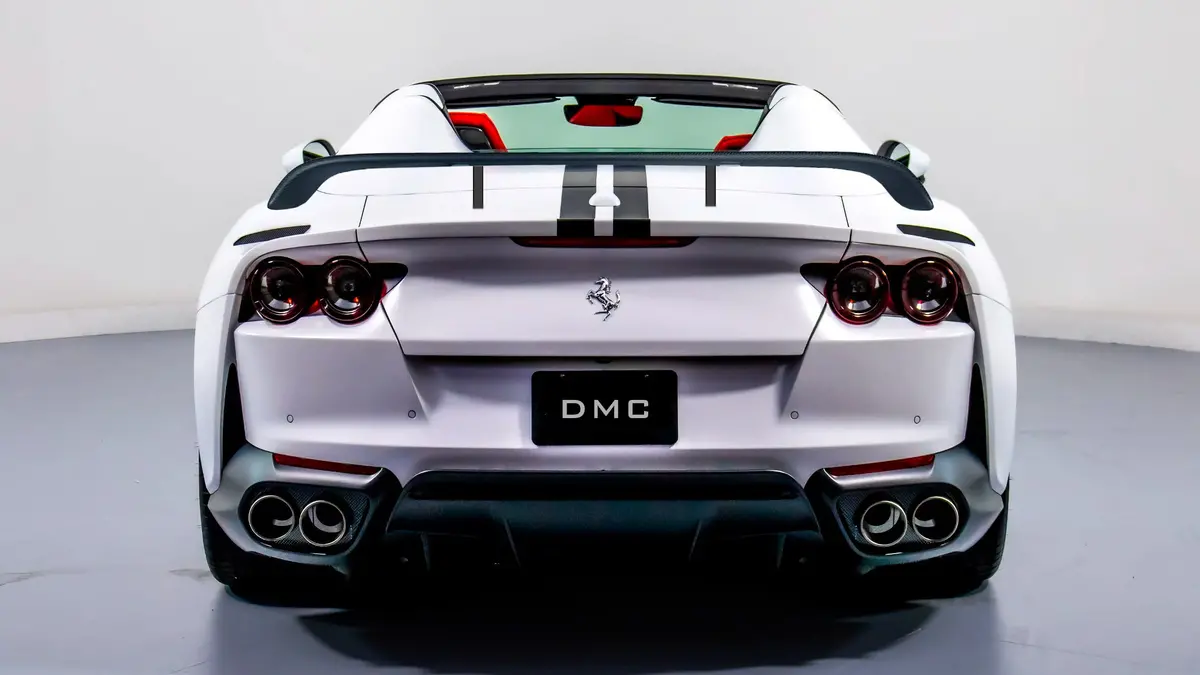 Dmc Ferrari 812 Gts Carbon Fiber Rear Wing: Evo Fxx Fits The Oem Gts Spider Convertible 1