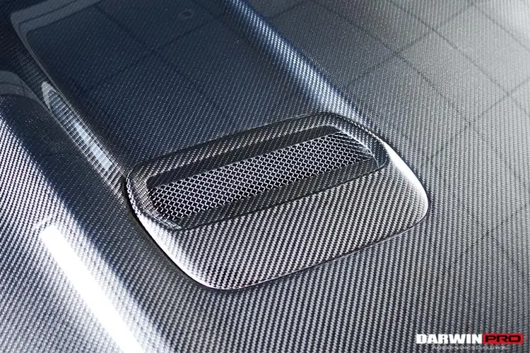 Darwinpro 2018-2020 Ford Mustang Carbon Fiber Hood Vents 1