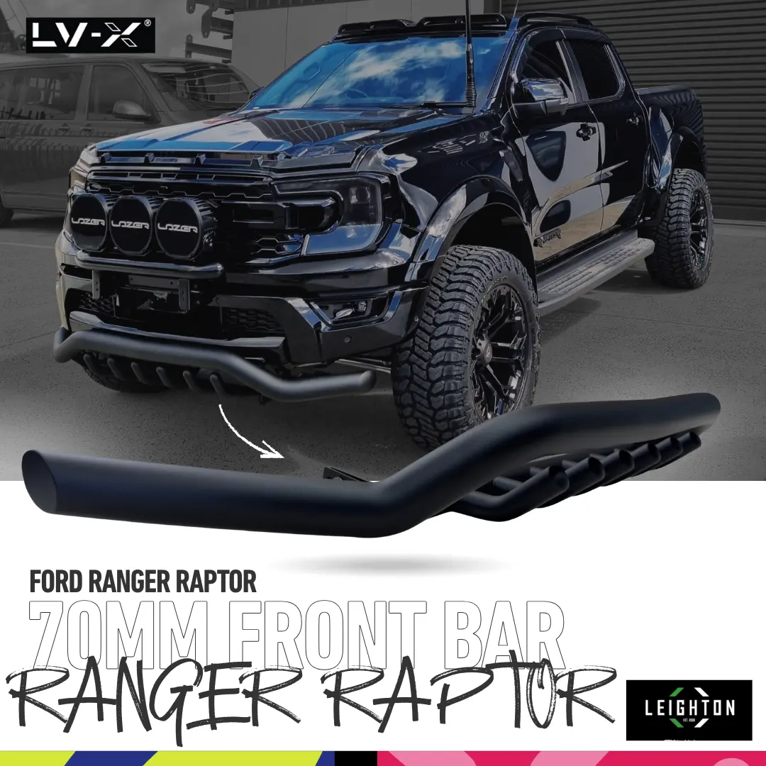 70Mm Black Spoiler Bar - D Ranger - Raptor 1