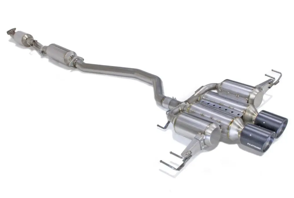 Fujitsubo Full Titanium Exhaust System (Dual Tips) For Honda Civic Type R Fl5 1