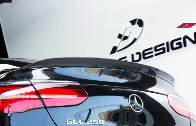 Future Design Amg Style Carbon Fiber Rear Spoiler For Mercedes Benz Glc250 Amg / Glc300 Amg / Glc43 Amg / Glc63 W253 Glc Coupe 2016-2019 Pre-Facelift 1