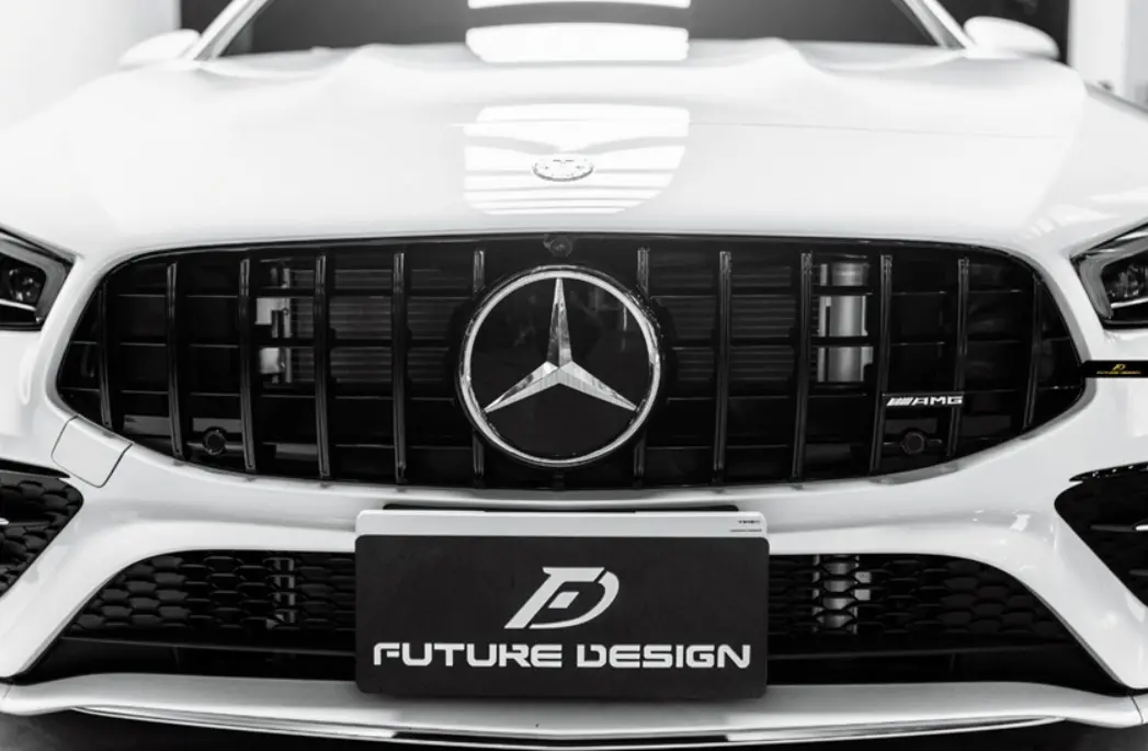 Future Design Abs Front Grill Gt Style For Mercedes-Benz Cla C118 Cla250 Cla35 2019+ 1