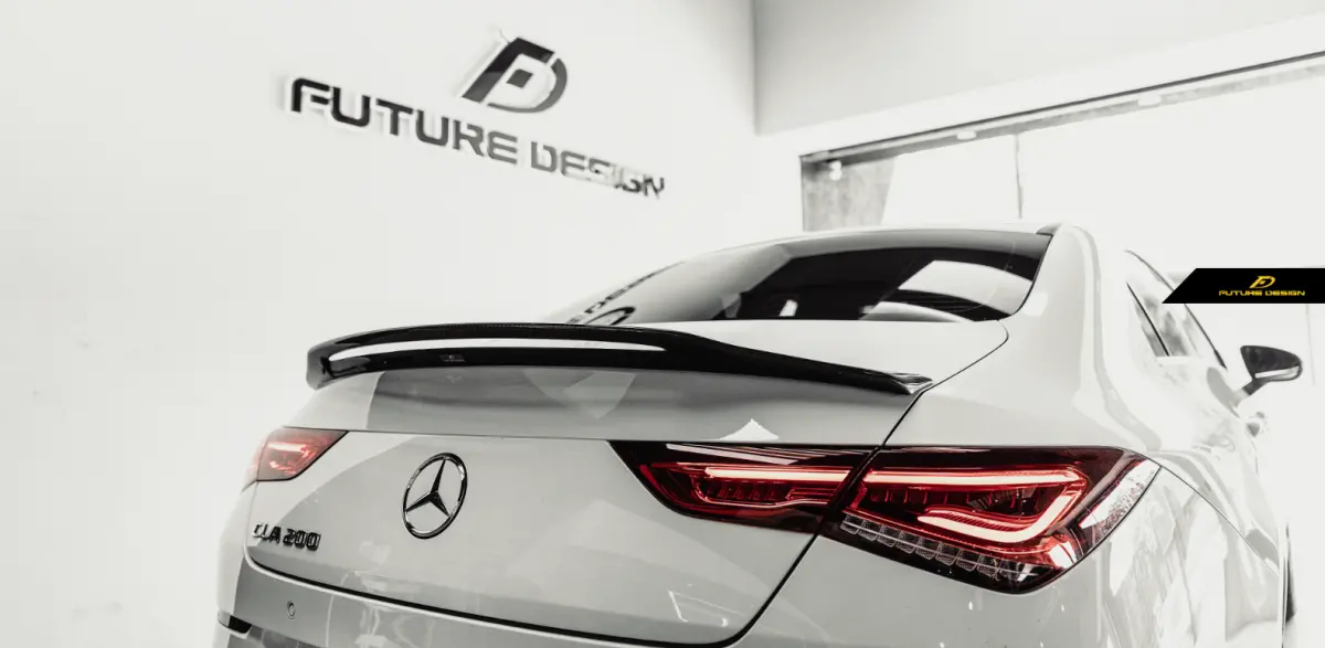 Future Design Carbon Fiber Rear Spoiler For Mercedes-Benz Cla C118 Cla45 Cla35 Cla250 1