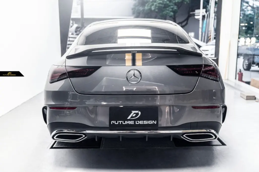 Future Design Carbon Fiber Rear Spoiler For Mercedes-Benz Cla C118 Cla45 Cla35 Cla250 2