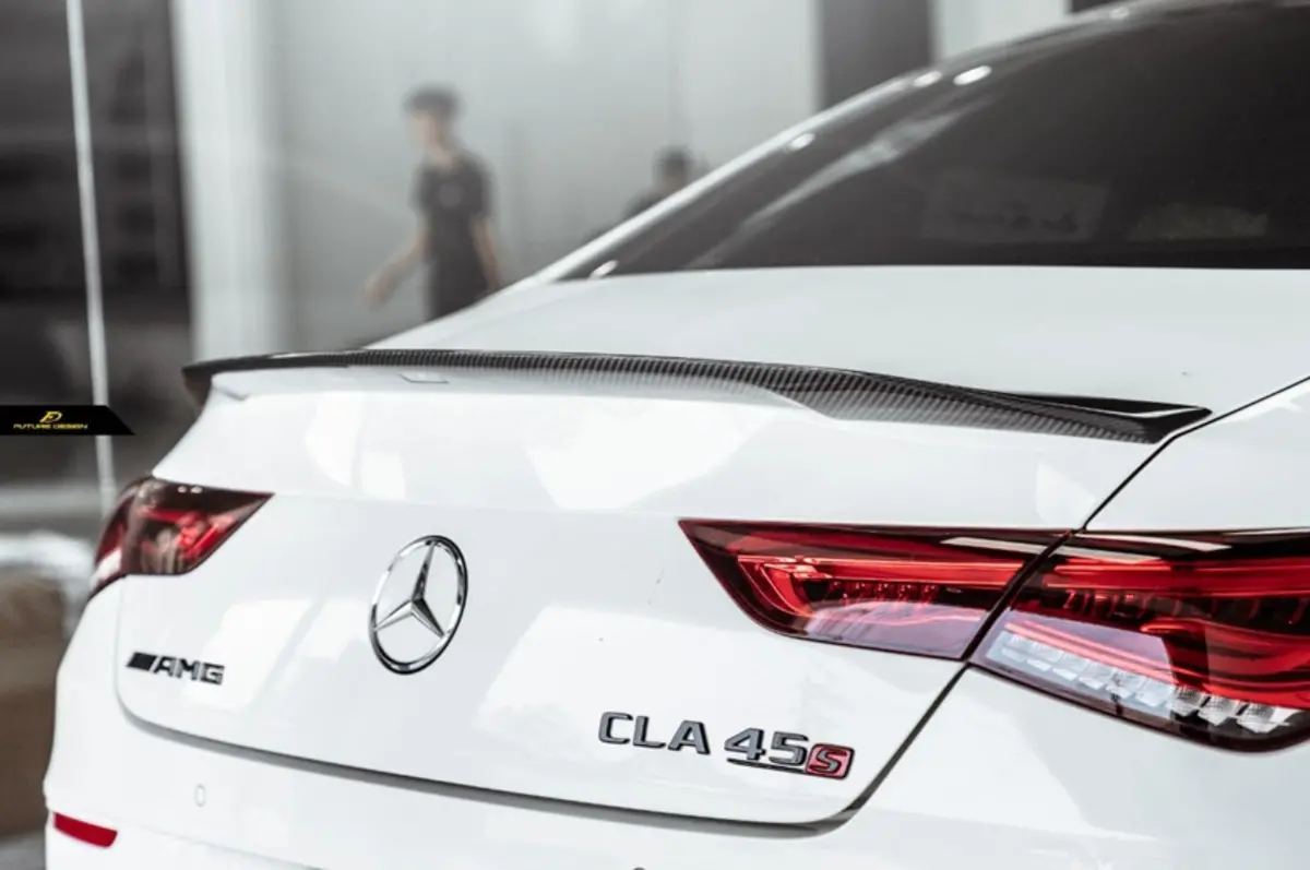 Future Design Fd Carbon Fiber Rear Spoiler For Cla C118 Cla45 Cla35 Cla250 2020+ 1