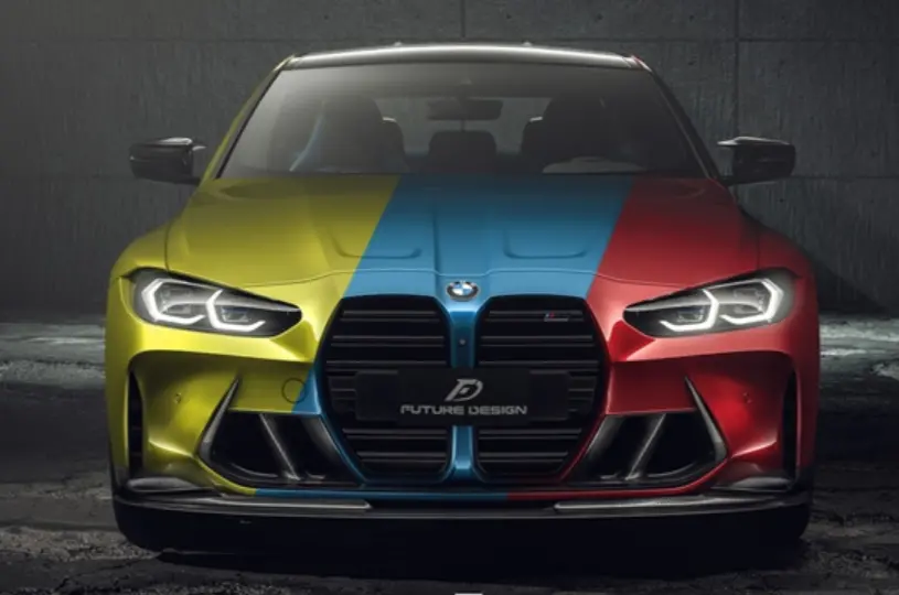 Future Design Carbon Fiber Front Lip For M3 G80 & M4 G82 G83 2020+ 1