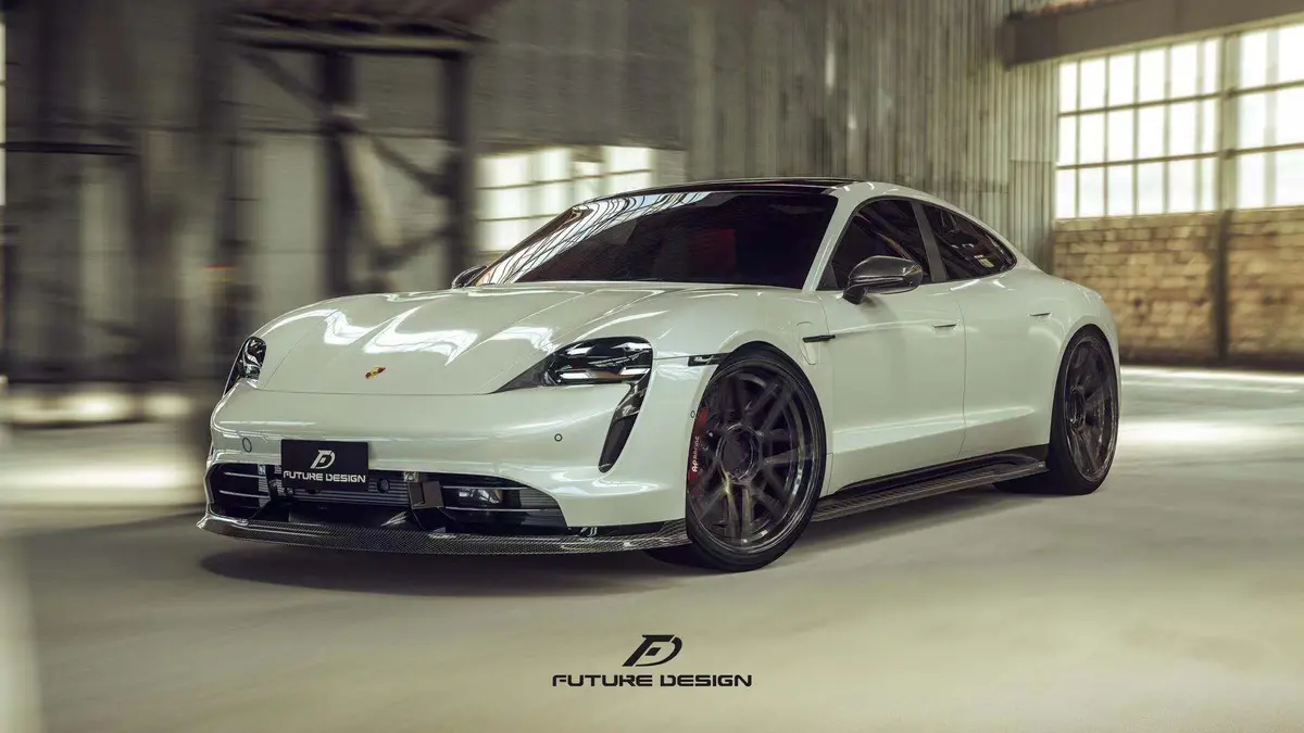 Future Design Carbon Fiber Full Body Kit For Porsche Taycan Base & 4S 1