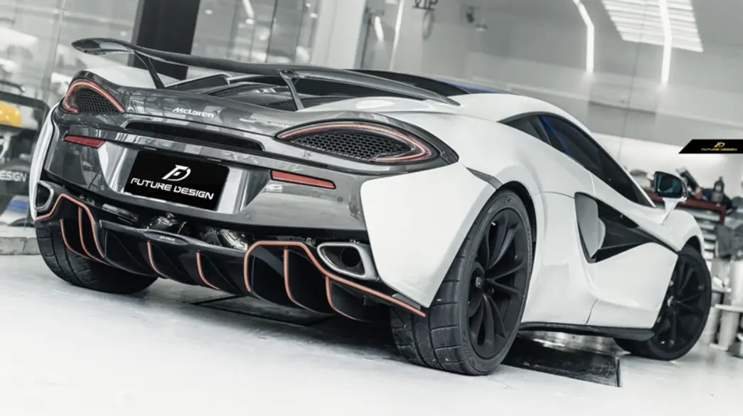 Future Design Carbon Fiber Rear Spoiler For Mclaren 570S 540C 2