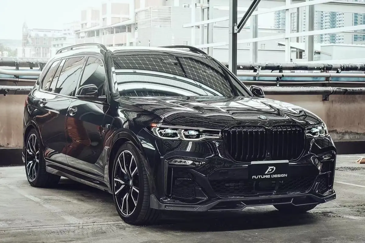 Future Design Carbon Fiber Front Lip Splitter For Bmw X7 G07 2020+ 1