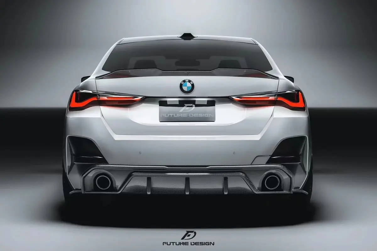 Bmw 4-Series G26 Grancoupe 2022+ Carbon Fiber Rear Diffuser By Future Design 1