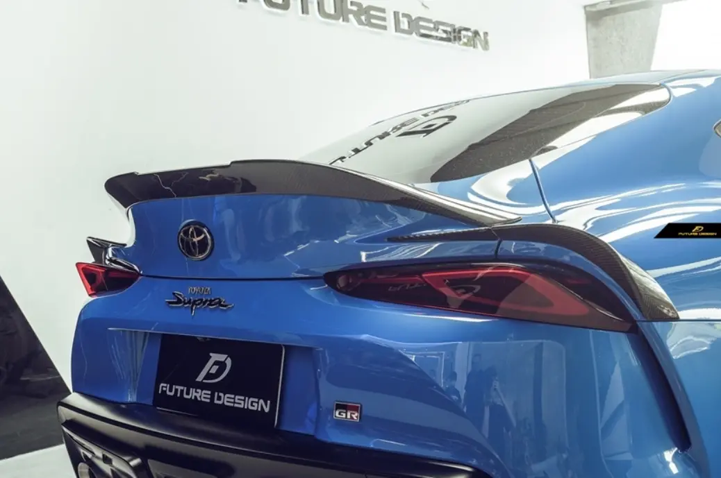 Future Design Carbon Fiber Ducktail Rear Spoiler For Toyota Supra A90 Gr 1