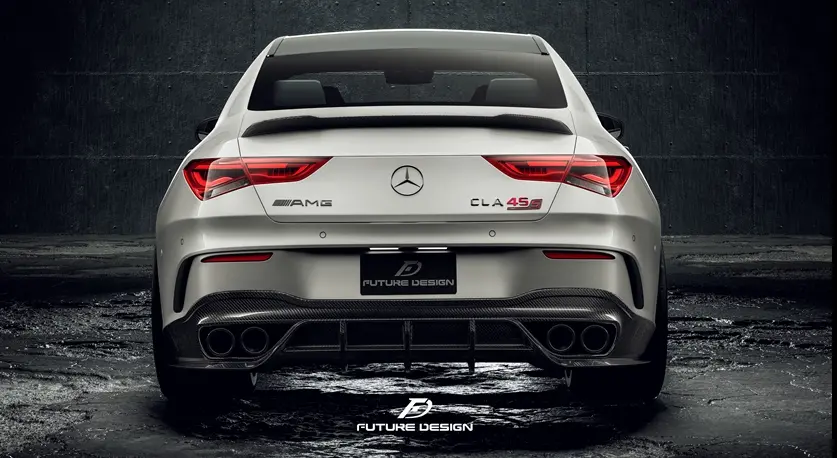 Future Design Carbon Fiber Rear Diffuser For Mercedes-Benz Cla C118 Cla45 Cla35 Cla250 1