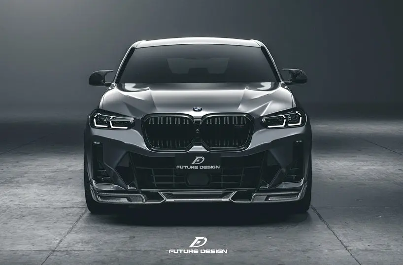Future Design Carbon Fiber Front Lip For Bmw Ix3 / X3 G01 Lci / X4 G02 Lci 1