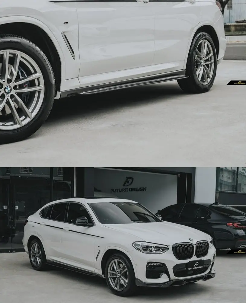 Future Design Carbon Fiber Side Skirts For Bmw X4 G02 1