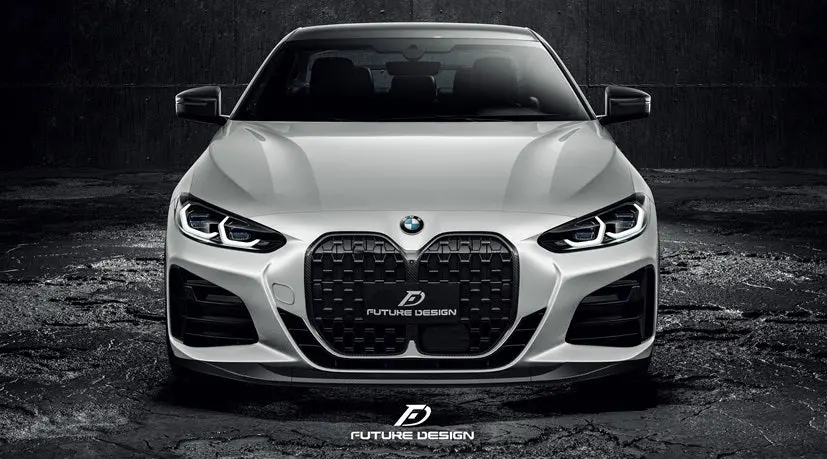 Future Design Carbon Fiber Front Lip For Bmw 4-Series G22 Coupe 1