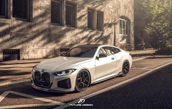 Future Design Carbon Fiber Side Skirts For Bmw 4-Series G22 Coupe 1
