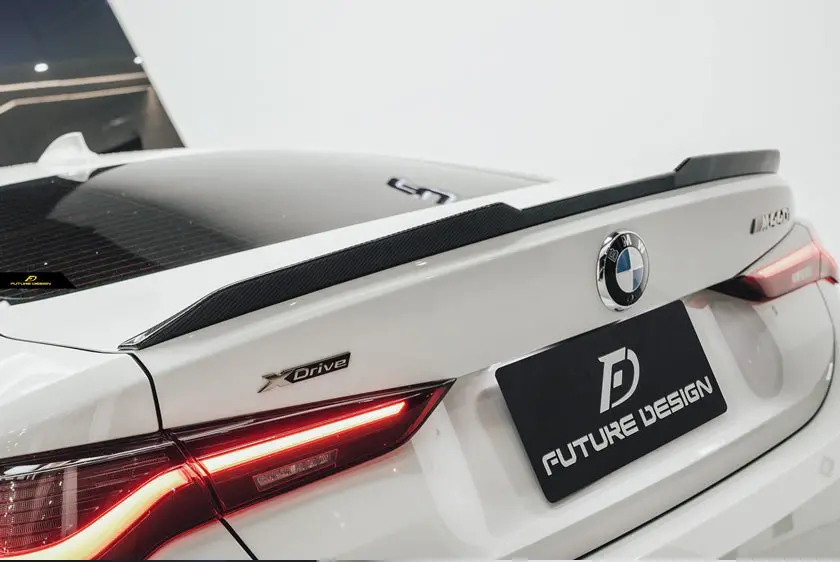 Future Design Carbon Fiber Rear Spoiler Wing For Bmw 4-Series G22 Coupe 1