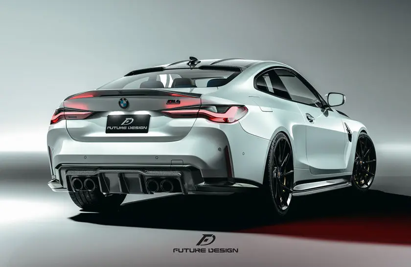 Future Design Carbon Fiber V2 Rear Spoiler Wing For Bmw G82 M4 1