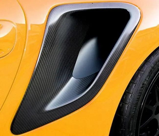Porsche 997 Turbo Gt2 Dry Carbon Fiber Side Intake Air Vents 1