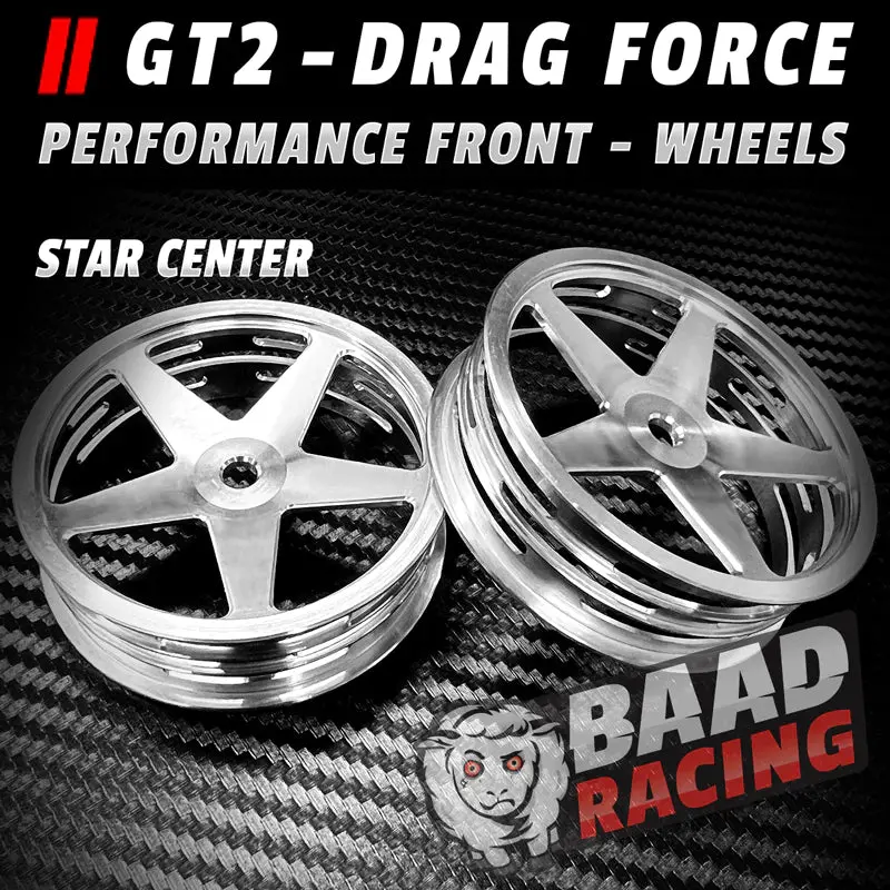 Baad10 Gt2 - Glue Type Drag Force - Front Wheels - Star Center 1