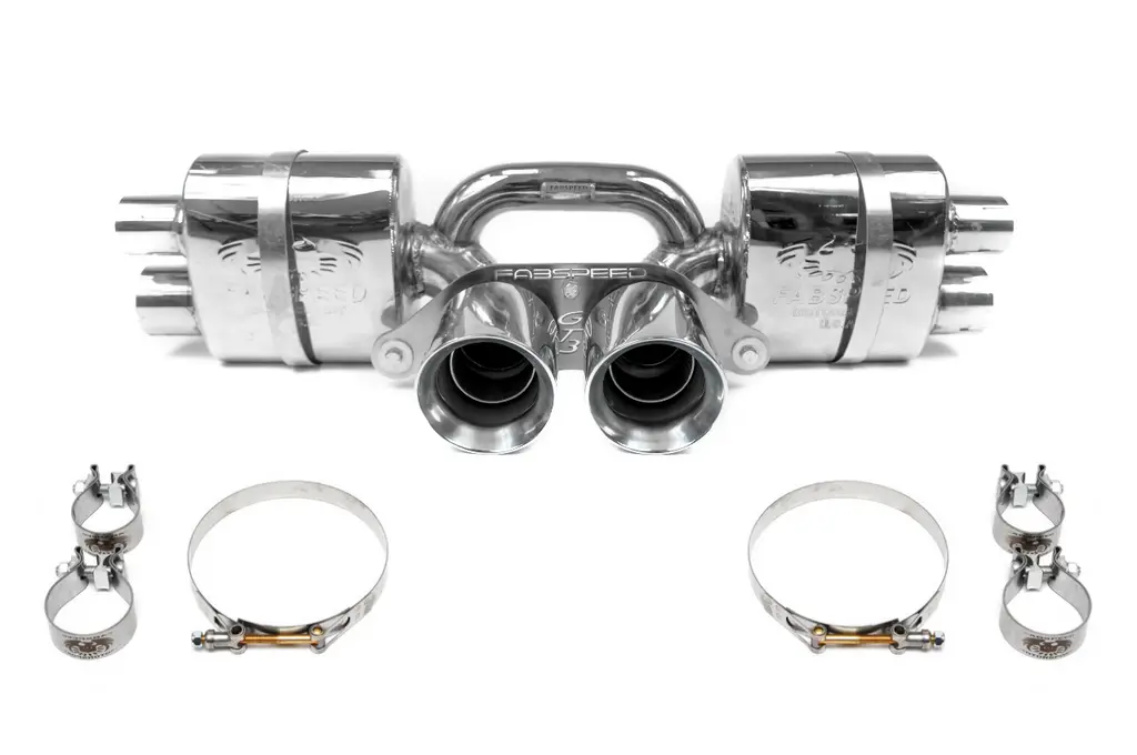 Fabspeed Porsche 991 Gt3 / Gt3 Rs Center Mini Maxflo Performance Exhaust System (2014-2016) 1