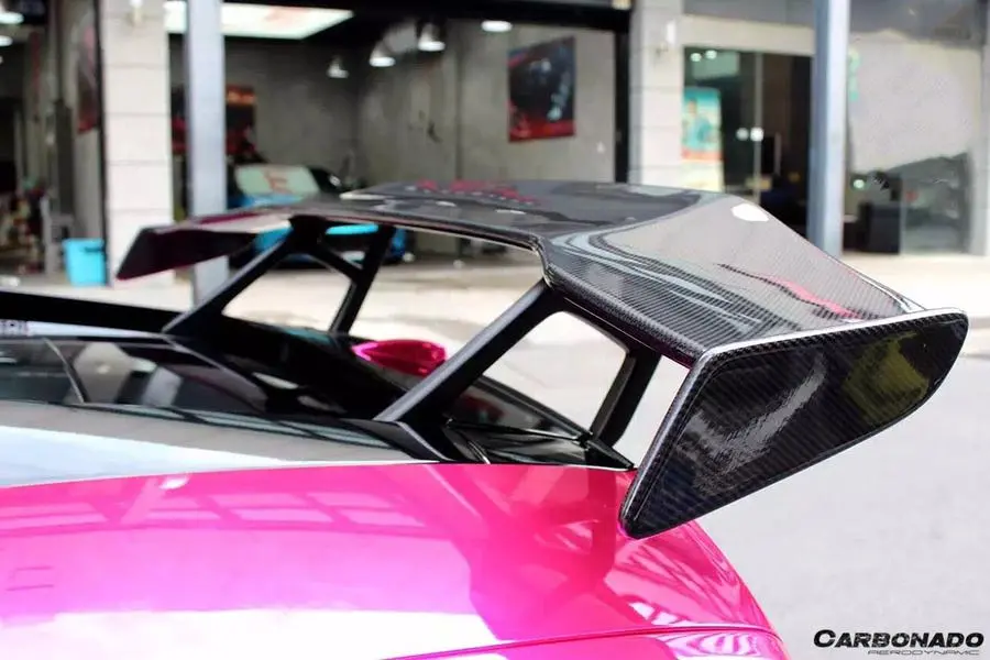 Carbonado 2004-2014 Lamborghini Gallardo Dc-Ii Style Carbon Fiber Trunk Spoiler 2