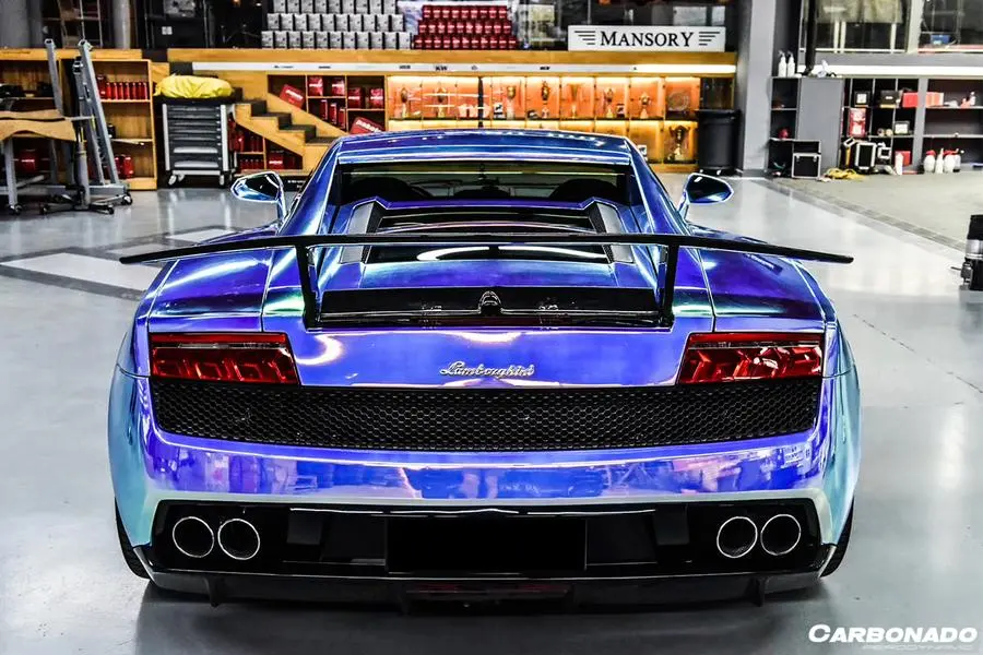 Carbonado 2004-2014 Lamborghini Gallardo Dc Style Carbon Fiber Trunk Spoiler 1