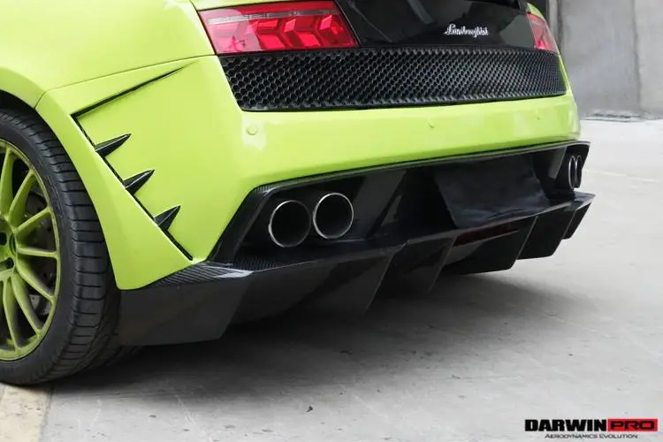 Darwinpro 2009-2014 Lamborghini Gallardo Lp560 Lp550 Dp Style Fiber Reinforce Polymer Rear Bumper 1