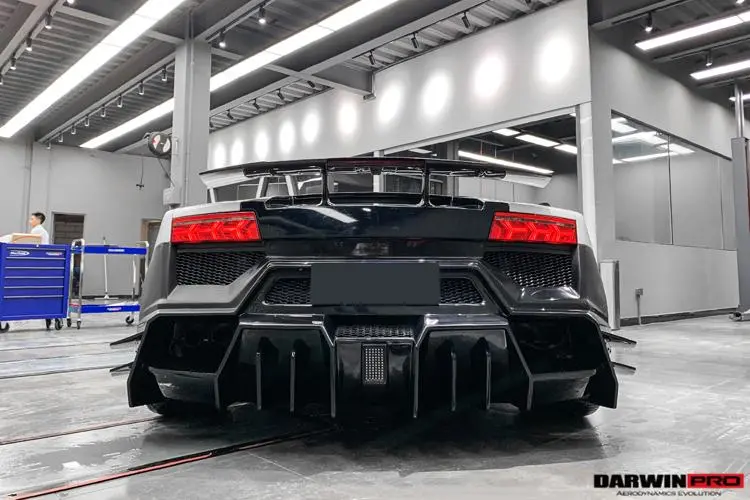 Darwinpro 2009-2014 Lamborghini Gallardo Lp550 Lp560 Iron Style Rear Bumper 1