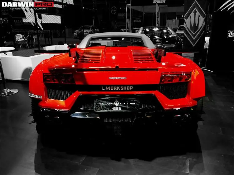 Darwinpro 2004-2014 Lamborghini Gallardo Spyder Iron Style Rear Wing Spoiler 1