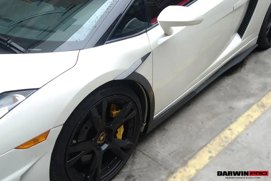 Darwinpro 2004-2008 Lamborghini Gallardo Vf Style Front Fender Flare 1