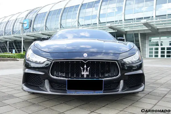 Carbonado 2014-2017 Maserati Ghibli Epc Style Front Lip 1
