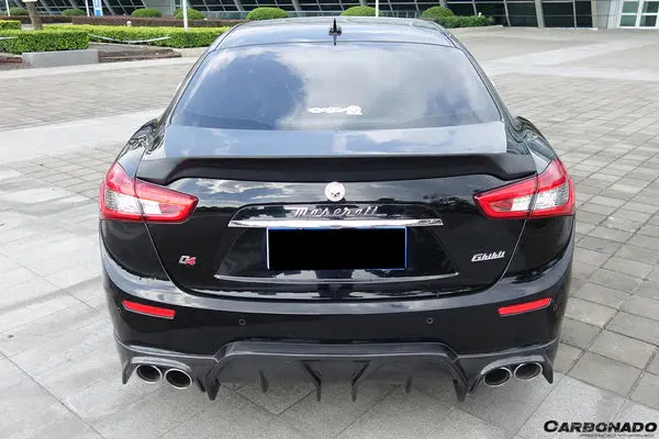 Carbonado 2014-2017 Maserati Ghibli Epc Style Rear Lip 1